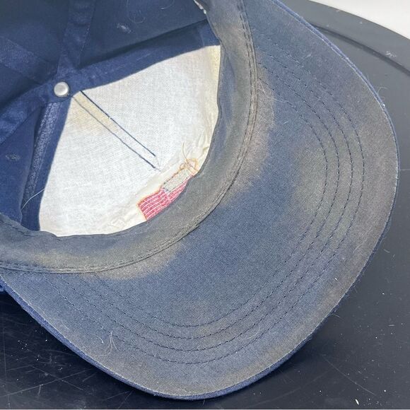 WW II Veteran Corded Snap Back Hat Bangor Maine - Picture 12 of 15